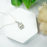 Parvati Silver Pendant - Love Rocks